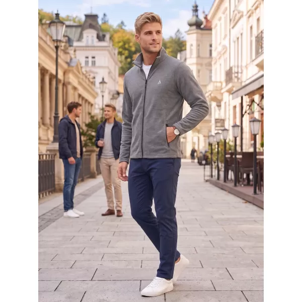  Hanorac pentru bărbați din fleece ALTISPORT ALM002852 EVIDENȚIERE NEAGRĂ 