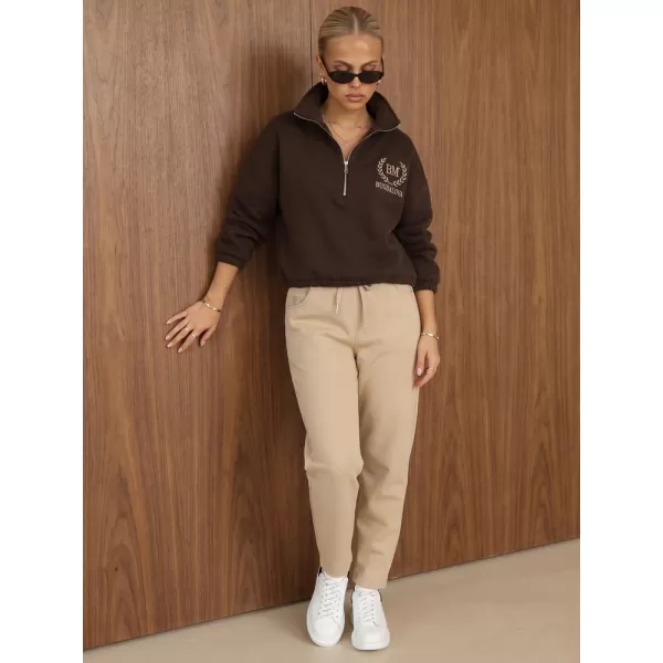  Pantaloni de dama DSTREET UY3212 BEJ 