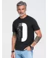 Tricou pentru bărbați OMBRE OM-TSPT-0299 NEGRU
