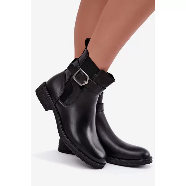  Pantofi de dama SERGIO LEONE BT-43-S NEGRU 