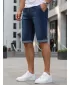 Pantaloni scurți pentru bărbați DSTREET SX2613 ALBASTRU MARIN