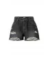Pantaloni scurți de damă URBAN CLASSICS TB8193 NEGRU SPALAT