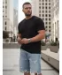 Tricou pentru bărbați DSTREET RX5671 NEGRU