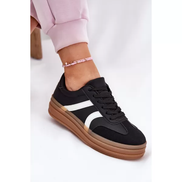  Adidași de damă BOTO 25SP26-9087 NEGRU 