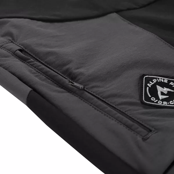  Pantaloni softshell dama ALPINE PRO AKANA 3 NEGRU 