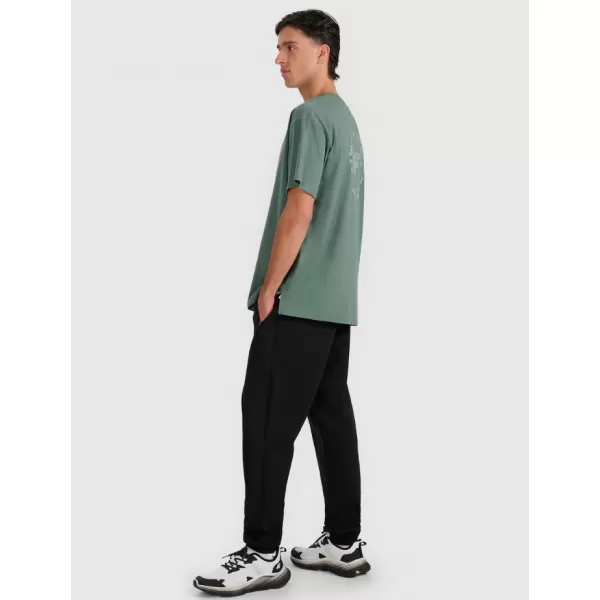  Pantaloni pentru bărbați 4F WAW25TTROM1252 NEGRU ADÂNC 