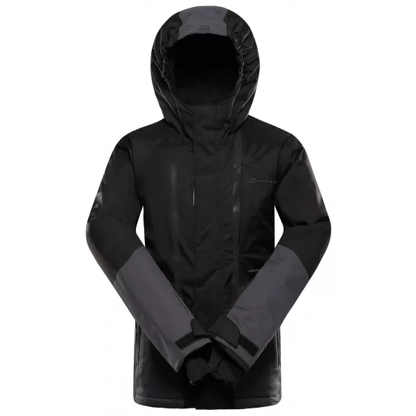  Geaca de schi pentru copii ALPINE PRO DEARO 3 NEGRU 