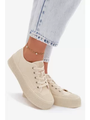 Adidași de damă BIG STAR SHOES TT274271 BEJ
