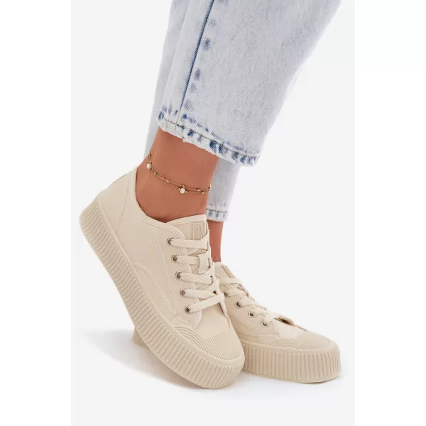  Adidași de damă BIG STAR SHOES TT274271 BEJ 