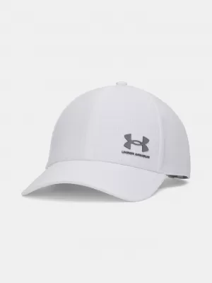 Şapcă bărbătească UNDER ARMOUR M AV LOW ADJ 1383440-101 ALB