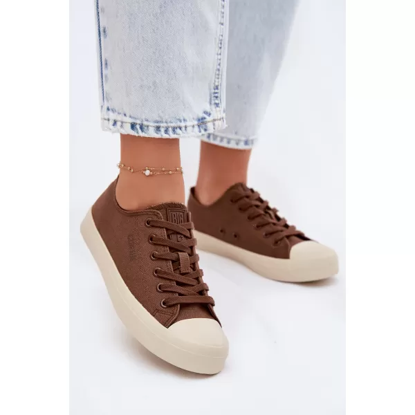  Adidași de damă BIG STAR SHOES TT274123 MARO/BEJ 