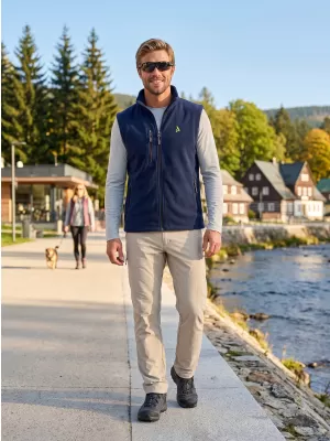 Vestă din lână pentru bărbați ALTISPORT ALM002525 ALBASTRU MARIN