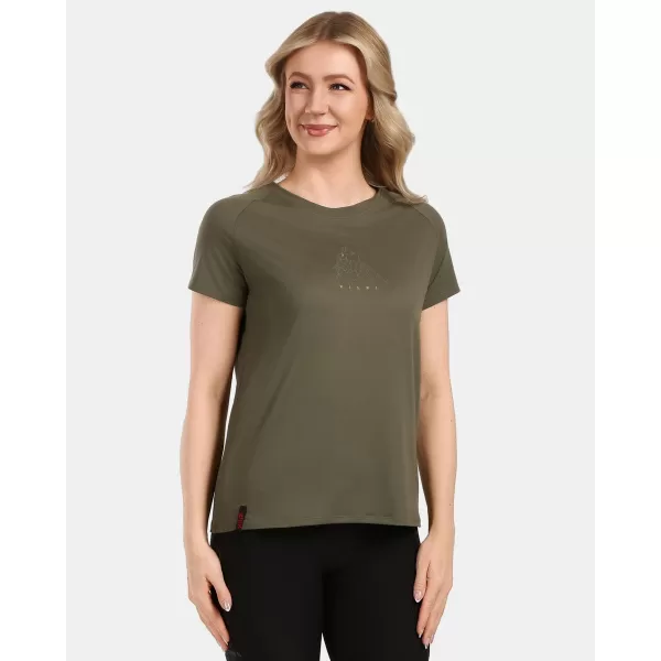  Tricou funcțional de damă KILPI LISMAIN-W 1L0302KI VERDE 
