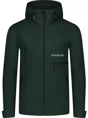 Jachetă impermeabilă pentru bărbați NORDBLANC RIGID NBSJM8313 VERDE ÎNCHIS