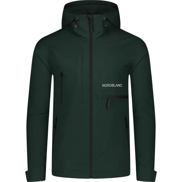  Jachetă impermeabilă pentru bărbați NORDBLANC RIGID NBSJM8313 VERDE ÎNCHIS 