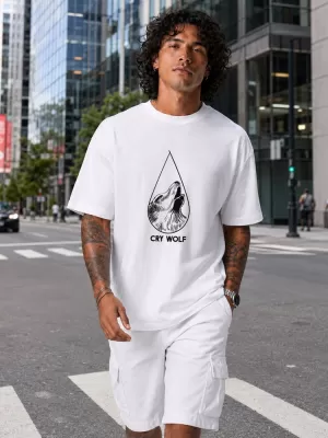 Tricou pentru bărbați DSTREET NX1001R-WH-O ALB