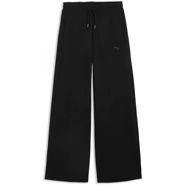  Pantaloni de trening pentru femei PUMA CLASS RELAXED WIDE LEG PANTS 69401301 PUMA NEGRU 