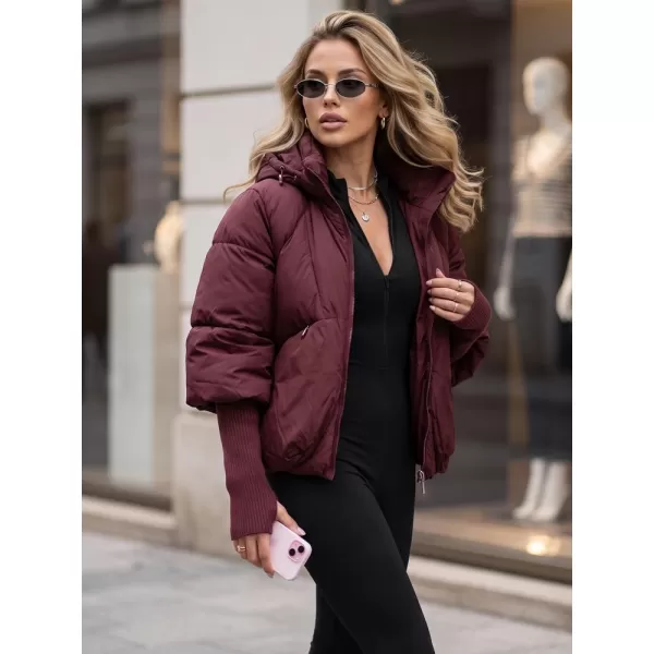  Geaca de dama DSTREET TY5898 BURGUNDIA 