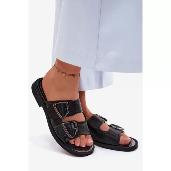 Papuci de damă VINCEZA 62304 NEGRU 