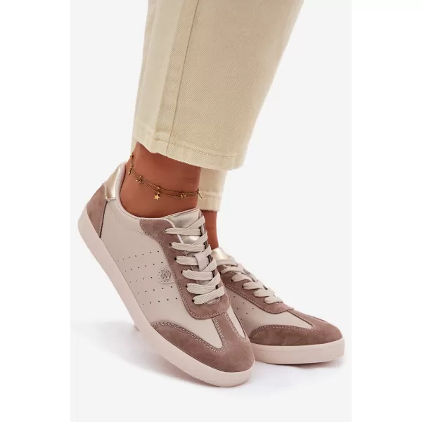 Adidași de damă S.BARSKI LR61-7091 BEJ 