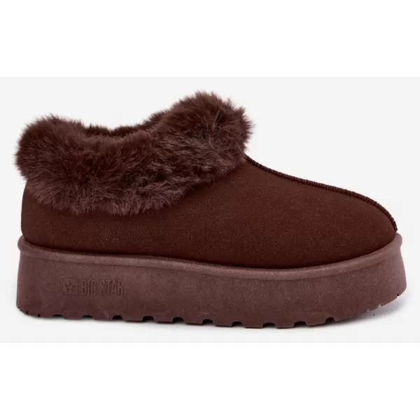  Oameni de zăpadă pentru femei BIG STAR SHOES UU274203 UMBRE MARO/BEJ 