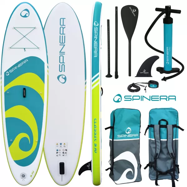  Placă cu vâsle SPINERA Classic 910 Pack 2 GALBEN VERZUI 