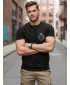 Tricou pentru bărbați DSTREET NX089R NEGRU