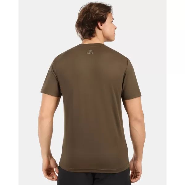  Tricou funcțional pentru bărbați KILPI LISMAIN-M 1M0302KI KAKI 