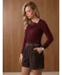 Bluza de dama DSTREET RY2945 BURGUNDIA