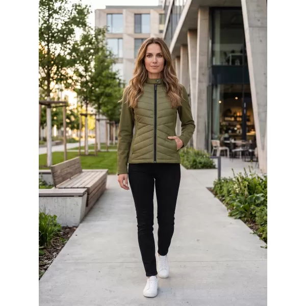  Jachetă hibridă pentru femei MALFINI PREMIUM CROSS 556 VERDE AVOCADO 