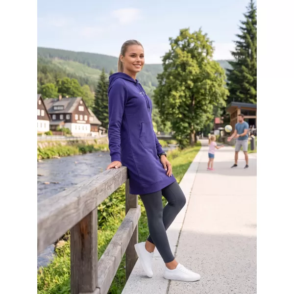 Hanorac prelungit dama ALTISPORT ALW001419 ALBASTRU MIEZUL NOPȚII 