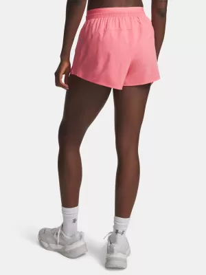 Pantaloni scurți de damă UNDER ARMOUR VANISH WOVEN 3IN SHORTS 6009965-600 ROZ