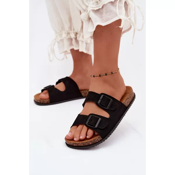  Papuci de damă BOTO 56301-1 NEGRU 