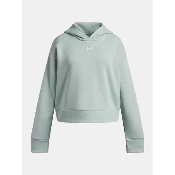  Hanorac pentru fete UNDER ARMOUR UA RIVAL FLEECE HOODIE 1379517-477 ALBASTRU 