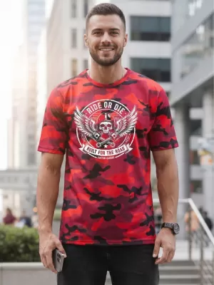 Tricou pentru bărbați DSTREET NX2004R-RD-M ROŞU