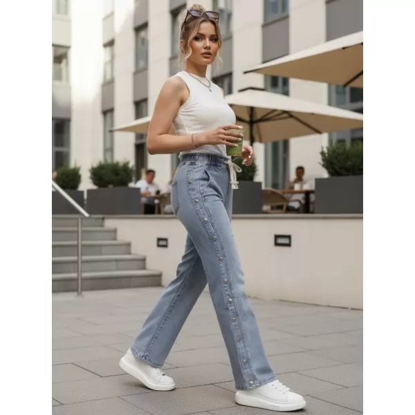  Pantaloni de dama DSTREET UY2986 ALBASTRU 