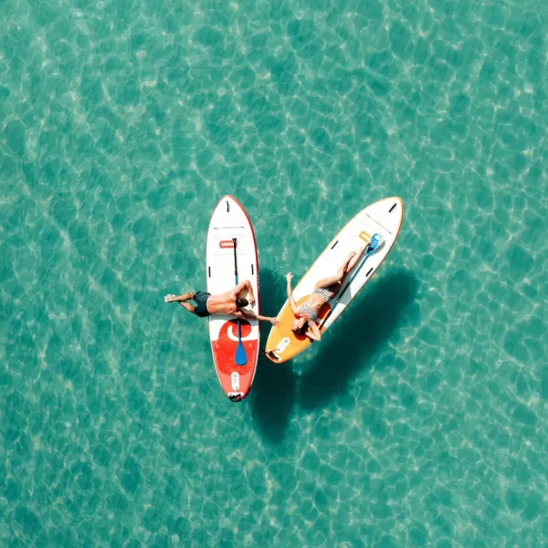  Placă cu vâsle SKIFFO RIVAGE LAVA ROȘU/ALB 