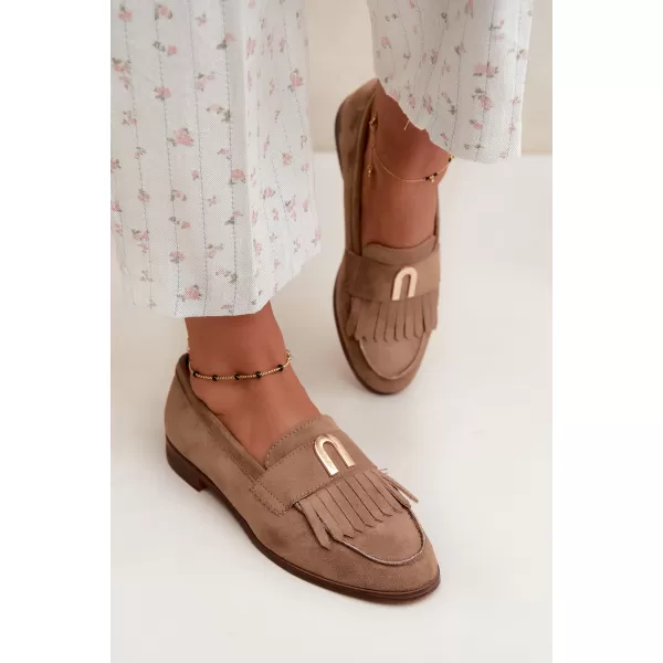  Mocasini de dama BOTO 3742 KAKI 