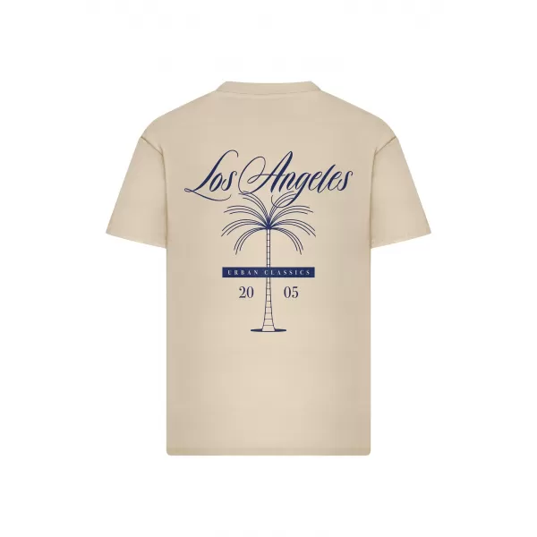  Tricou pentru bărbați URBAN CLASSICS TB8756 ALB/NISIP 