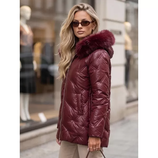  Geaca de dama DSTREET TY5813 BURGUNDIA 