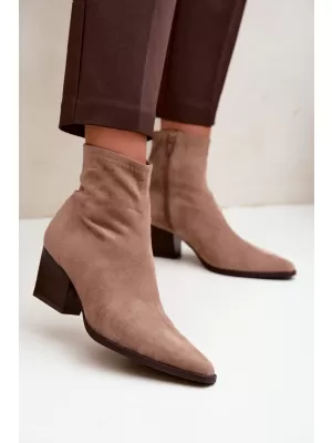 Botine de dama BOTO D-209 BROWN MARO