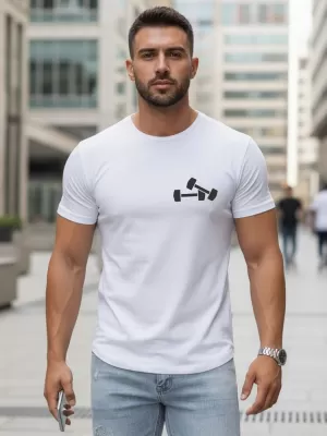 Tricou pentru bărbați DSTREET NX5086R ALB
