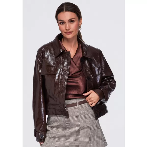  Geaca de dama OMBRE OW-JAFL-0145 MARO 