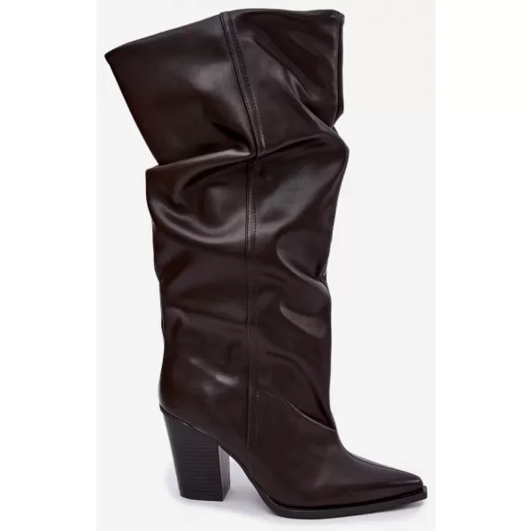  Cizme de dama BOTO 2598A PIELE MARO 