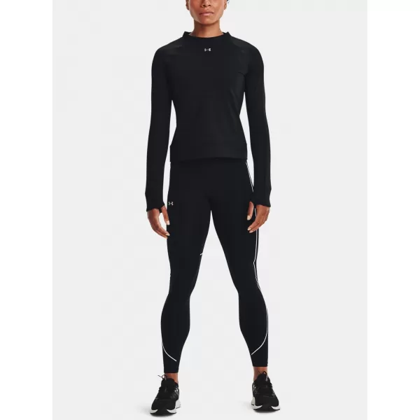  Jambiere termice dama UNDER ARMOUR UA RUSH CG NOVELTY LEGGING 1365720-001 NEGRU 