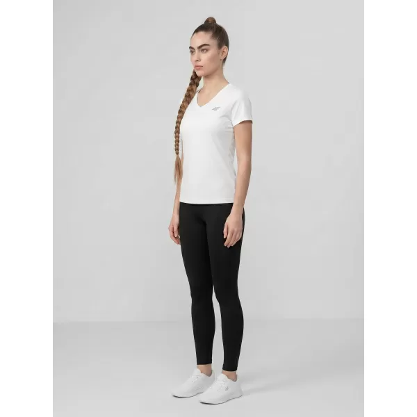  Tricou pentru femei 4F WMM00TTSHF3307 ALB 