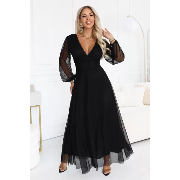  Rochie NUMOCO NERISSA 684-4 NEGRU 
