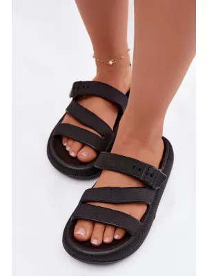 Papuci de damă BIG STAR SHOES TT274A037 NEGRU