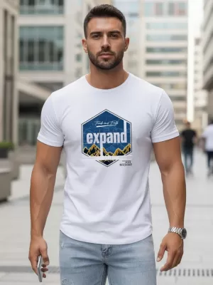 Tricou pentru bărbați DSTREET NX5004R-WH ALB