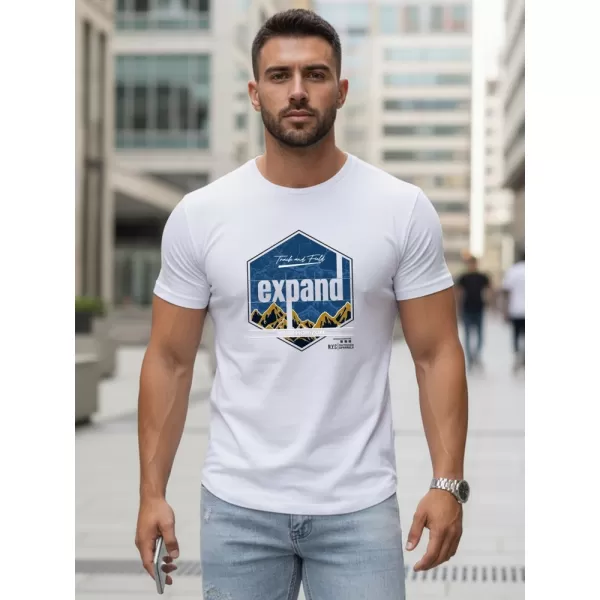  Tricou pentru bărbați DSTREET NX5004R-WH ALB 